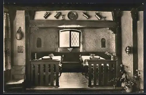 AK Glottertal /Schwarzwald, Neue Stube im Gasthaus zum Adler