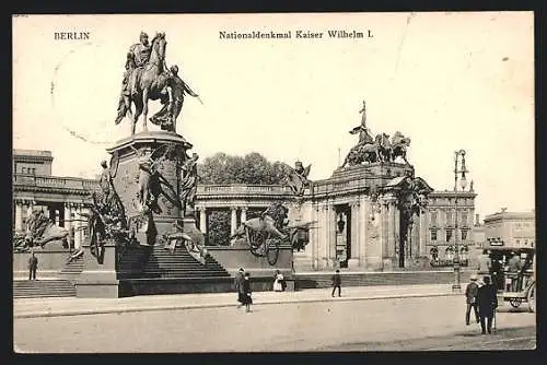 AK Berlin, Nationaldenkmal Kaiser Wilhelm I.