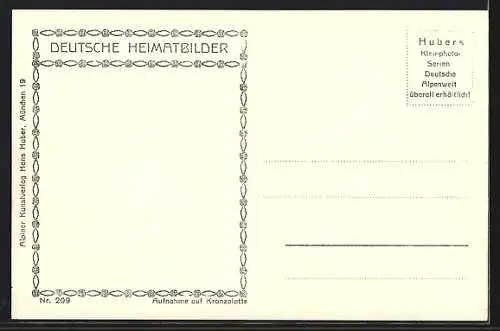 AK Ehrwald, Zugspitzbahn, Talstation mit der Trasse