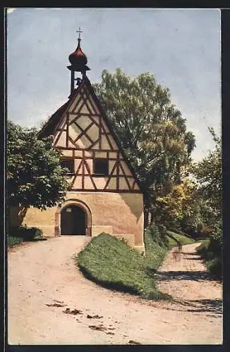 AK Pfullendorf, Partie beim Friedhofkirchlein