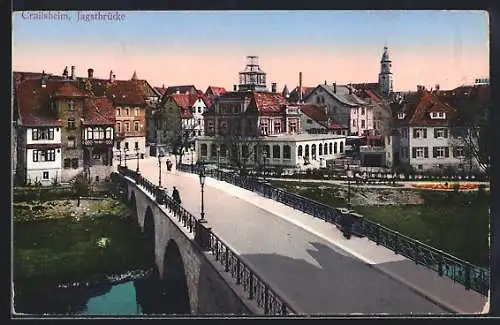 AK Crailsheim, Partie an der Jagstbrücke