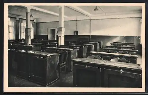 AK Triesdorf, Kreisackerbauschule, Studiersaal eigerichtet 1923