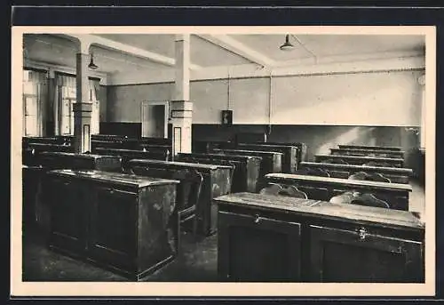 AK Triesdorf, Kreisackerbauschule, Studiersaal eigerichtet 1923