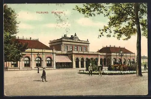 AK Tilburg, Blick auf den Bahnhof, Station