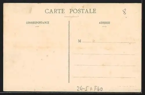 AK Creil /Oise, Inondation de l`Oise 1910, le Quai d`aval
