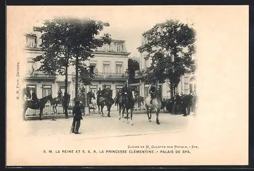 AK Spa, S.M. la Reine et S.A.R. la Princesse Clémentine, Palais de Spa