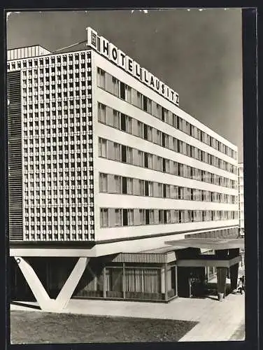 AK Cottbus, Blick auf das Hotel Lausitz