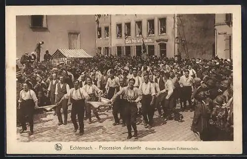 AK Echternach, Procession dansante, Groupe de Danseurs