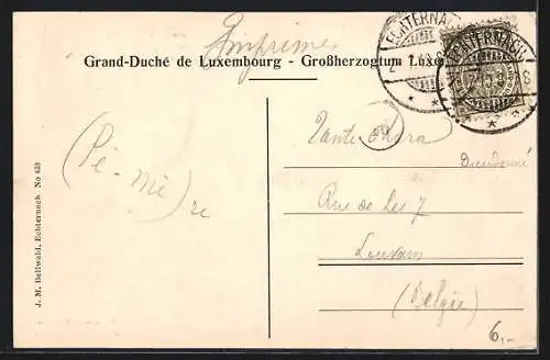 AK Echternach, Procession dansante, Le corps de musique