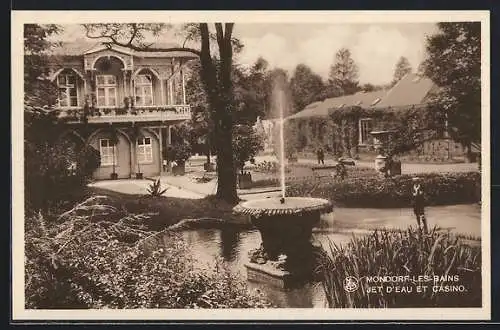 AK Mondorf-les-Bains, Jet d` eau et Casino