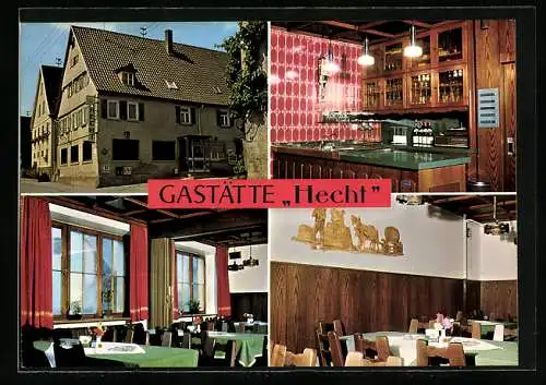 AK Neustetten-Remmingsheim, Gaststätte Hecht, Bes. Walter Visel