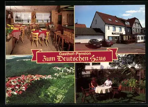 AK Lichtenfels-Fürstenberg, Gasthof-Pension Zum Deutschen Haus, Inh. B. Vesper