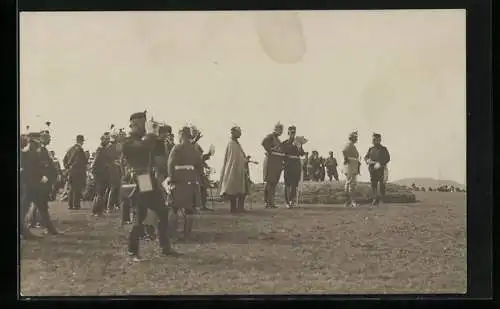 AK Kaiser Wilhelm II. beim Herbstmanöver des III. Armeekorps im September 1912