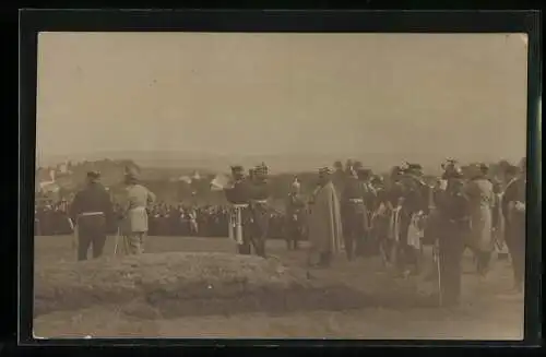 AK Kaiser Wilhelm II. beim Herbstmanöver des III. Armeekorps September 1912