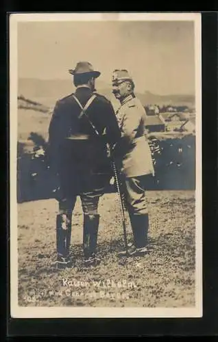 AK Kaiser Wilhelm II. und General Beyers