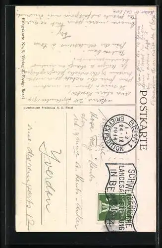 AK Kaiser Wilhelm II. beim Gruss mit dem französischen General Pau
