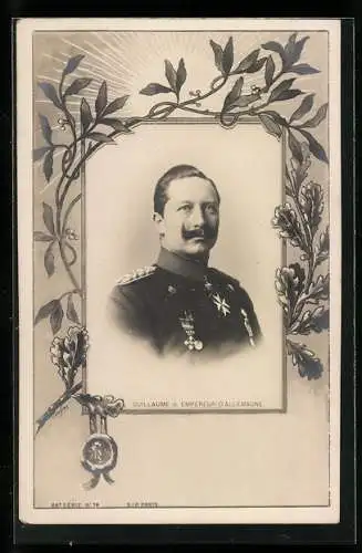 AK Portrait von Kaiser Wilhelm II.