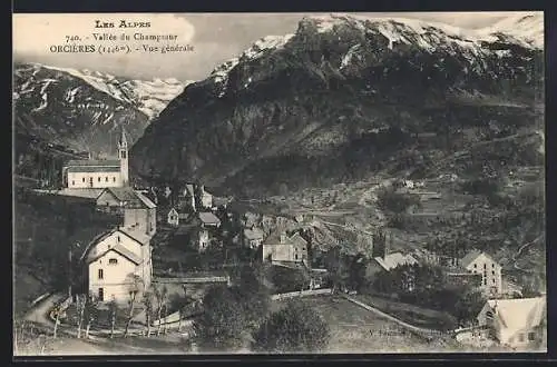 AK Orciéres, vue générale