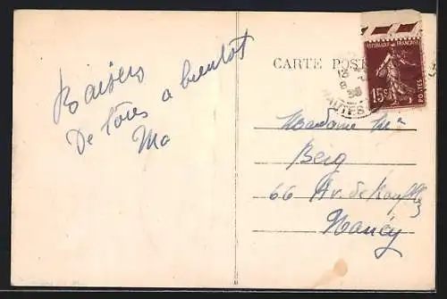 AK Embrun, Vue prise au-dessous de l`allée de Pont Frach, Pic du Morgon