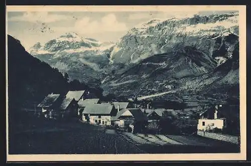 AK Vallouise /Dauphiné, Vue générale et la chaine de Montbrison