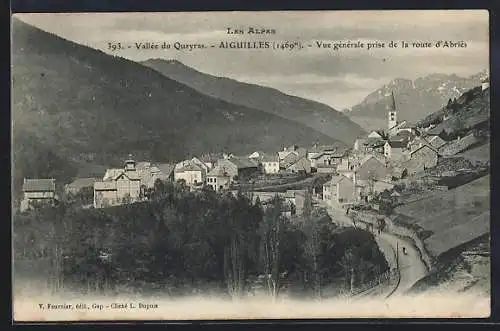 AK Aiguilles /Vallée du Queyras, Vue général prise de la route d`Abriès