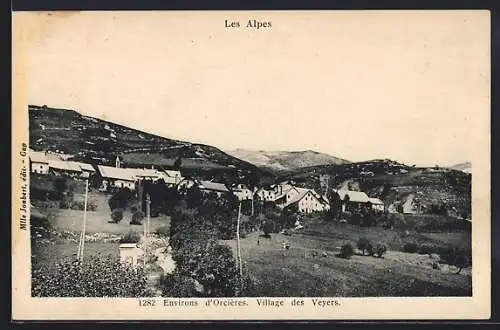 AK Veyers /Orcières, Vue général