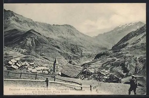 AK Les Terrasses /La Grave, Vue panoramique et le Combeynot