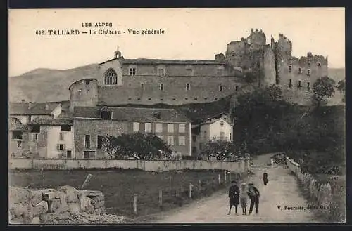 AK Tallard, Le château, vue générale