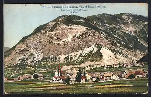 AK Villard-Saint-Panorace, Vue général, Fort de la Croix de Bretagne