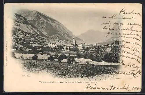 AK Val-des-Près, Vue général dans la Vallée de la Clairée