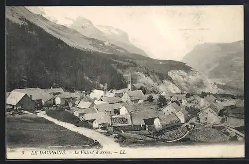 AK Le Villard d`Arène /Le Dauphiné, Vue générale