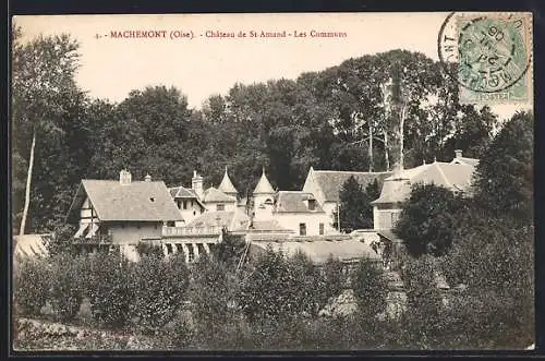 AK Machemont /Oise, Chateau de St-Amand, Les Communs