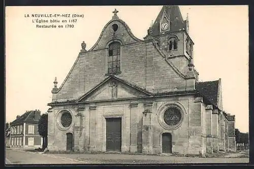 AK La Neuville-en-Hez, L`Église