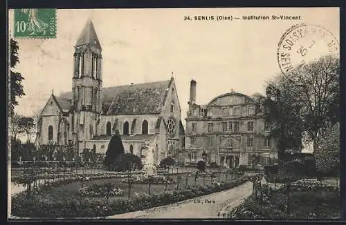 AK Senlis /Oise, Institution St-Vincent