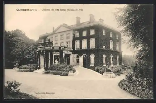 AK Clermont /Oise, Chateau de Fitz-James, Facade Nord