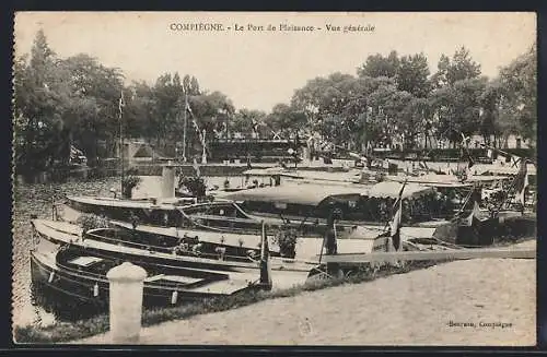 AK Compiègne, Le Port de Plaisance