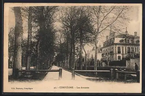 AK Compiègne, Les Avenues