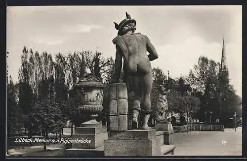 AK Lübeck, Merkur a. d. Puppenbrücke