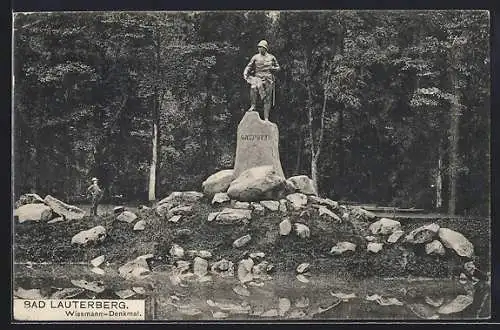 AK Bad Lauterberg, Das Wissmann-Denkmal