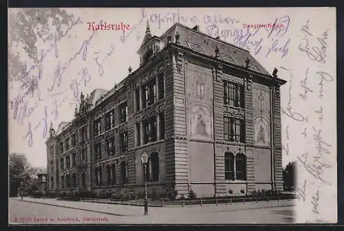 AK Karlsruhe, Vor der Baugewerkschule