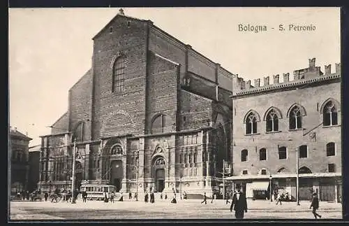 AK Bologna, S. Petronio, Strassenbahn