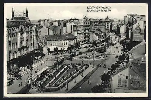 AK Belgrade, Teraziye, Strassenbahn