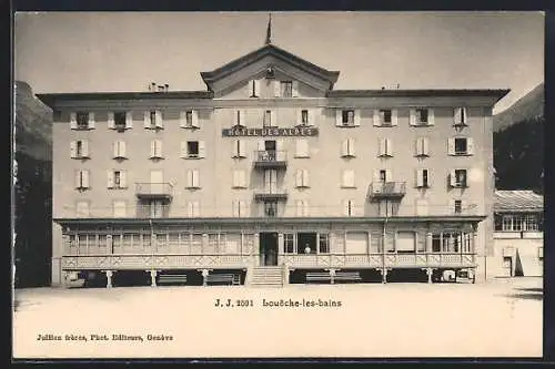 AK Loueche-les-Bains, Hotel des Alpes