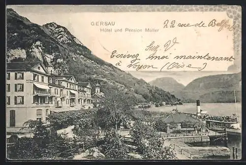 AK Gersau, Hotel und Pension Müller