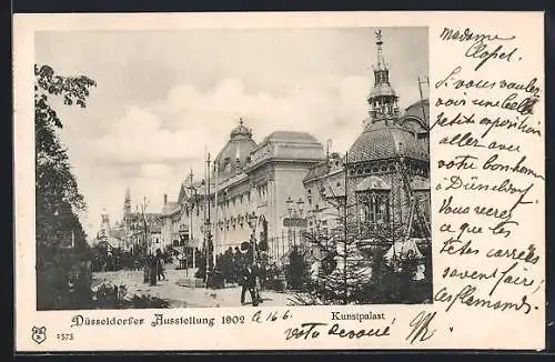 AK Düsseldorf, Ausstellung 1902, Kunstpalast