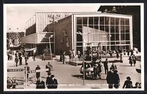 AK London, South Bank Exhibition 1951, Festival of Britain, Festplatz