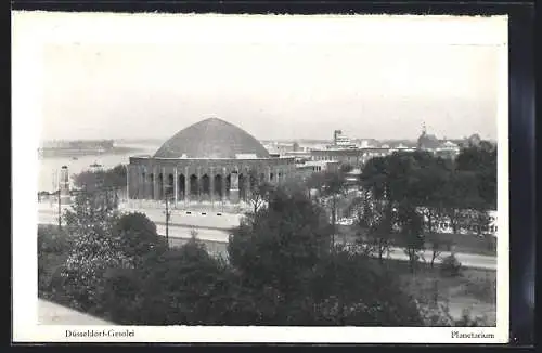 AK Düsseldorf, Ausstellung Gesolei, Planetarium