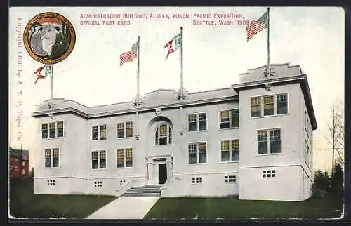 AK Seattle, Pacific Exposition 1909, Administration Building