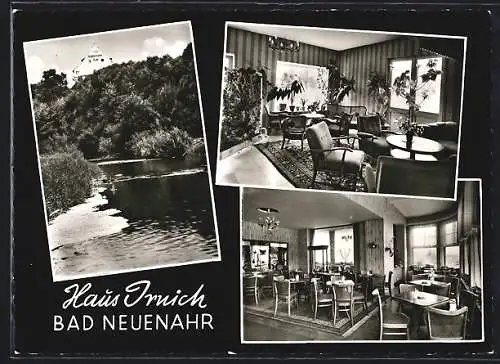 AK Bad Neuenahr, Hotel-Cafe Idyllenhöhe, Haus Irnich