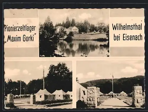 AK Wilhelmsthal b. Eisenach, Pionierzeltlager Maxim Gorki